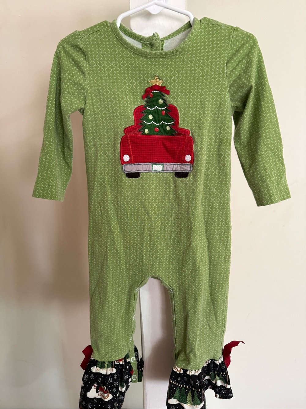 Ricrac & Ruffles Christmas Romper